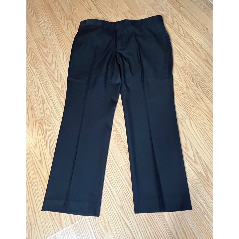 Kenneth Cole Reaction Mens Dress‎ Pants 40x30 Black Polyester & Rayon